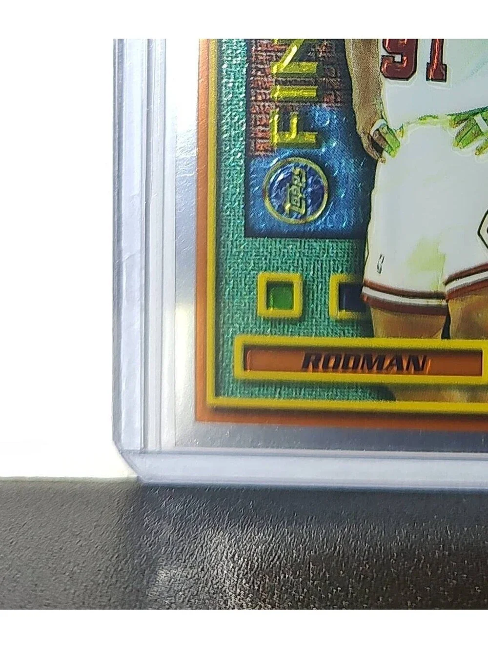 Dennis Rodman 1995-96 Topps Finest NBA #M24 Mysterly Bulls